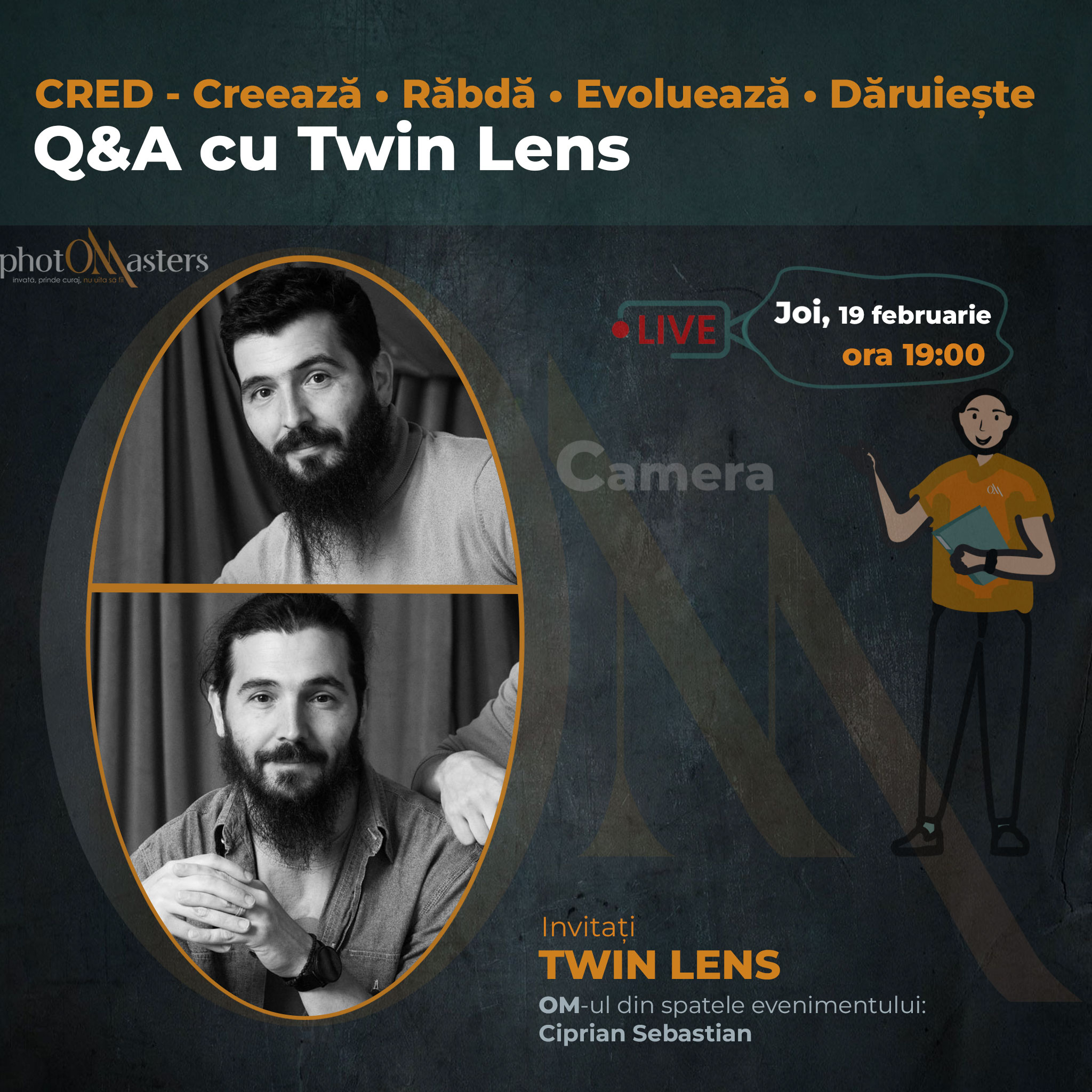 CRED – Creează • Răbdă • Evoluează • Dăruiește – Q&A cu Twin Lens